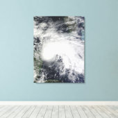 海の熱帯ストームカリブのイダ2 キャンバスプリント (インサイチュ (ウッドフロア))