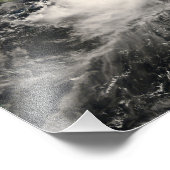 海の熱帯性嵐のカリブのグスタフ フォトプリント            (角)