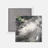 海の熱帯性嵐のカリブのグスタフ マグネット (正面/裏面)