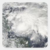 海の熱帯性嵐カリブの井田 スクエアシール (正面)