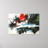 海の爆発 キャンバスプリント (正面)