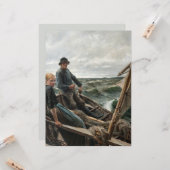 海の父と娘(アルバート・エーデルフェルト著) カード (正面/裏面インサイチュ)