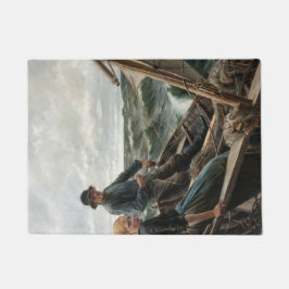 海の父と娘（アルバート・エーデルフェルト著） ドアマット