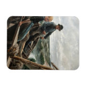 海の父と娘（アルバート・エーデルフェルト著） マグネット (横)