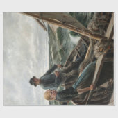 海の父と娘（アルバート・エーデルフェルト著） ラッピングペーパー (フラット)