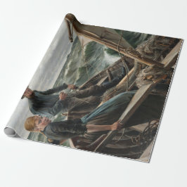 海の父と娘（アルバート・エーデルフェルト著） ラッピングペーパー