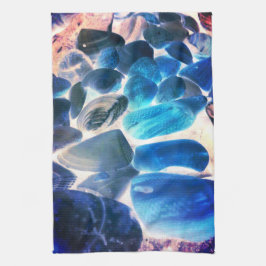 海の牡蠣殻、色を青から灰色に変更 キッチンタオル