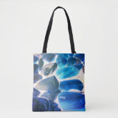 海の牡蠣殻、色を青から灰色に変更 トートバッグ (正面)