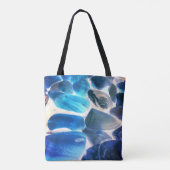海の牡蠣殻、色を青から灰色に変更 トートバッグ (裏面)