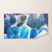 海の牡蠣殻、色を青から灰色に変更 バスタオルセット (ハンドタオル)