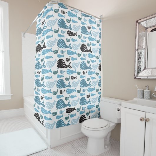 海の物語 シャワーカーテン (インサイチュ)