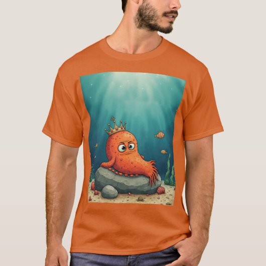 海の王様 グランピー オーシャン ルーラー カートゥーン フレンド Tシャツ (正面)