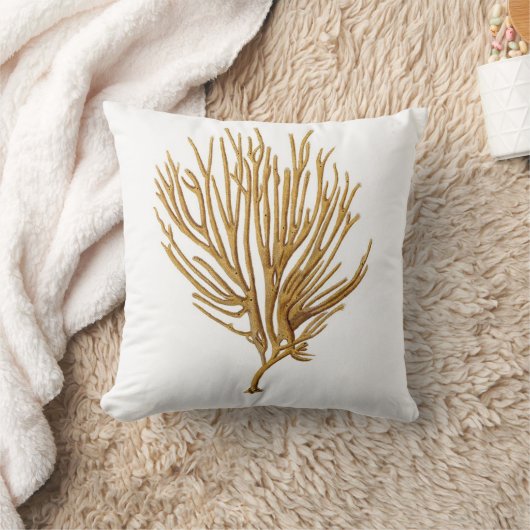 海の珊瑚のビーチの装飾的な枕no.12 クッション (ブランケット)