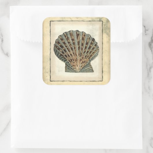 海の生き物たち スクエアシール (バッグ)