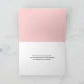 海の生き物のシェルグリーティングカード サンキューカード (内部)