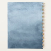 海の生き物の水のカラーシーンの下 プランナー手帳 (裏面)