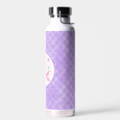 海の生き物の水彩下の人魚 ウォーターボトル (左面)