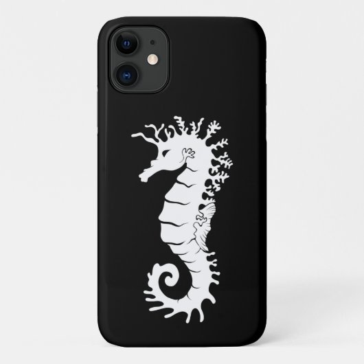 海の生き物シルエット – シーホース Case-Mate iPhoneケース (裏面)