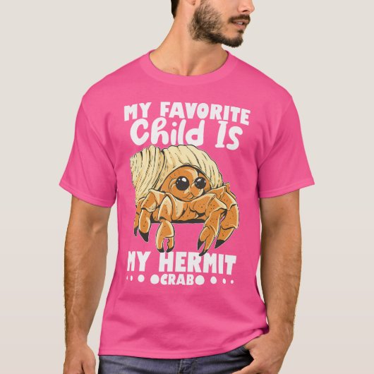 海の生き物シーフードシェルシェルミットカニ愛好家 Tシャツ (正面)