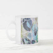 海の生命青緑のマグ フロストグラスマグカップ (左)