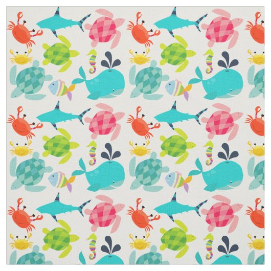 海の生地の創造物 ファブリック (見本)