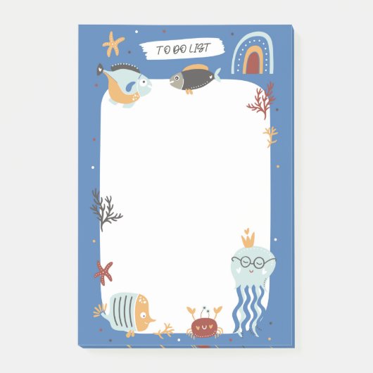 海の生活のリストPost-Itノート ポストイット (正面)