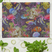 海の生活パタグランジーン キッチンタオル (折り畳み)