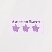 海の生物の子どもの名前ラベル ラベル (デザイン2)