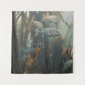 海の生物 タペストリー (正面)