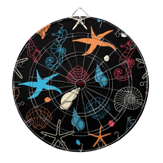 海の生物 ダーツボード (正面)