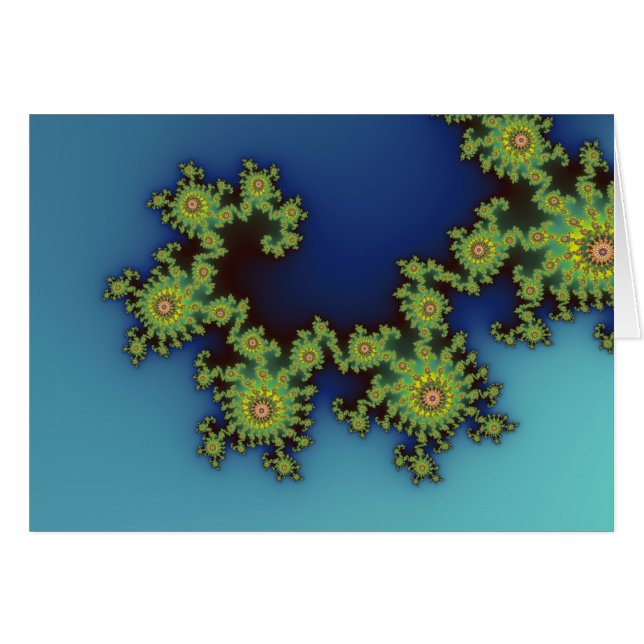 海の生物 – フラクタルカード (正面横)