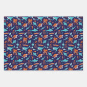 海の生物 ラッピングペーパーシート (正面2)