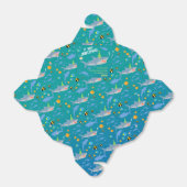 海の男の子の誕生日パーティーの下で笑顔のサメ フェイバーボックス (折り畳みなし)