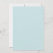 海の男の子の赤ちゃんのシャワーの下で サンキューカード (裏面)