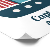 海の男の子の部屋 カスタム ポスター (角)