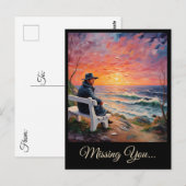 「海の男」 ポストカード (正面/裏面)