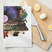 海の真珠 キッチンタオル (四つ折り)