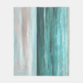 海の眺め265の水の海 フリースブランケット