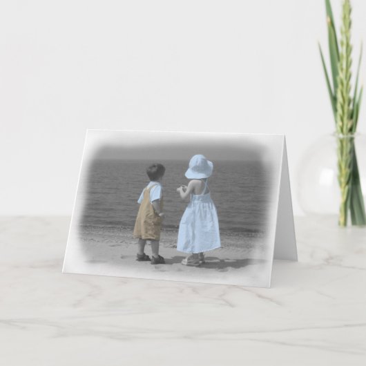 海の眺め カード (正面)