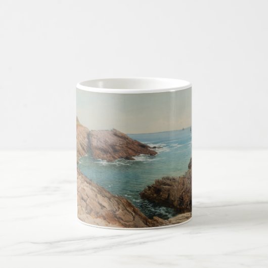 海の眺め (沿岸の風景) (マリン) コーヒーマグカップ (中央)
