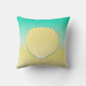 海の砂と海グラデーション色 アウトドアクッション (裏面)