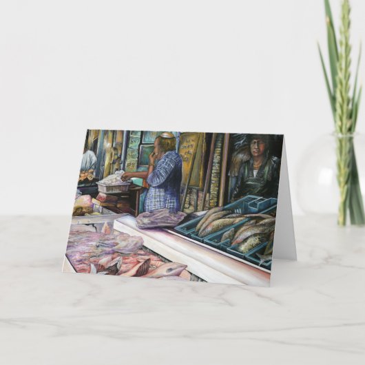 海の砂漠の贈り物の人々がエルサレムに挨拶 カード (正面)