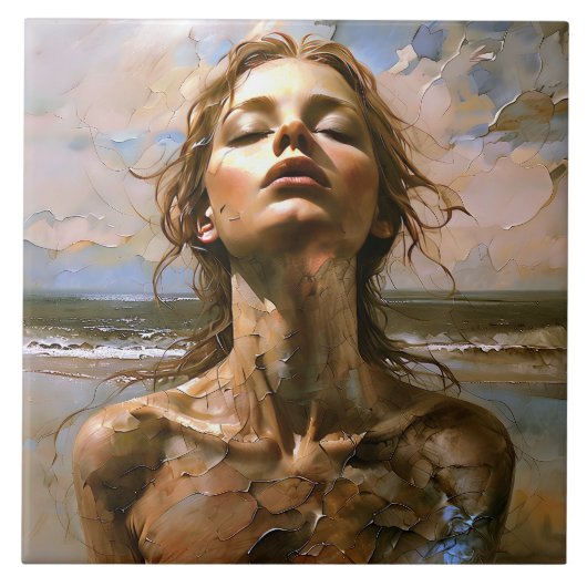 海の破片 タイル (正面)