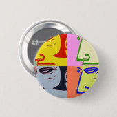 海の磁石 缶バッジ (正面&裏面)