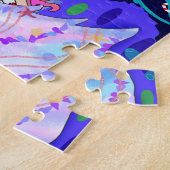 海の祝洞窟の人魚のクリスマス ジグソーパズル (側面)