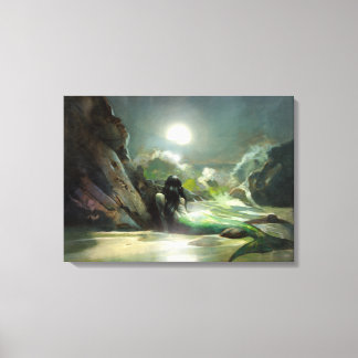 海の空想マーメイド キャンバスプリント