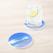 海の空気塩辛い毛 コースター (側面)