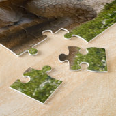 海の端の大きいカメ ジグソーパズル (側面)