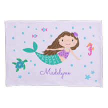 海の紫の下の人魚パーソナライズされた