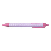 海の紫の人魚の下はかりで測 黒ボールペン (ボトム)